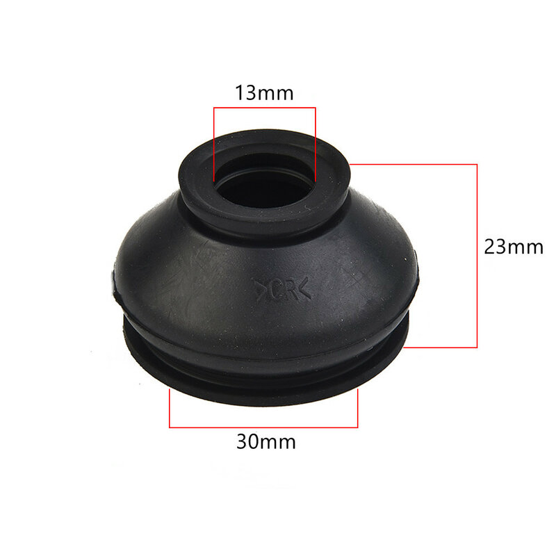 6x Car Dust Boot Covers Cap Black 3x2 High Quality Rubber Tie Rod End Ball Joint Dust Boots Dust Cover Boot Set Ball Joint Boot