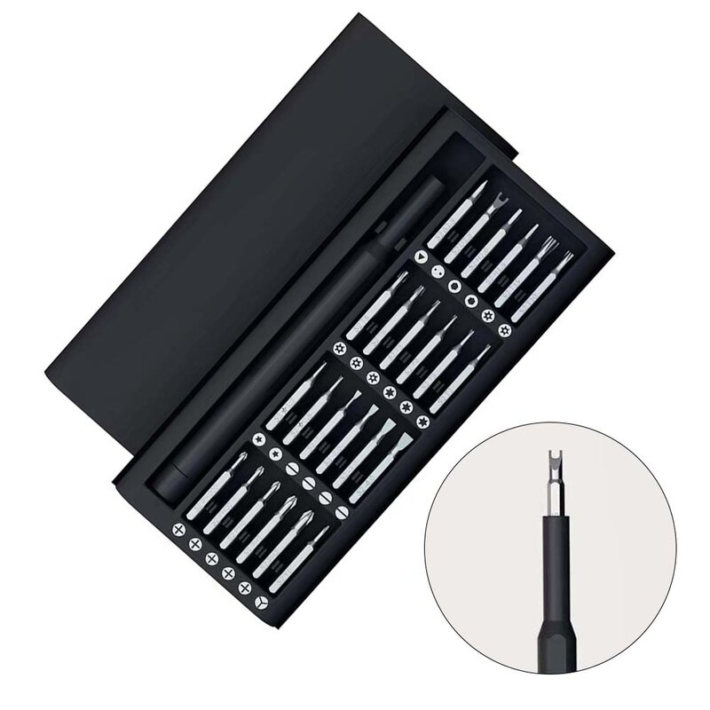 Compact 25-in-1 Screwdriver Set Precision Repair Tool Kit For Electronics And Gadgets Magnetic Screwdriver Hand Tool Part
