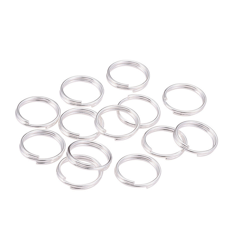 Langlebiger Verbindungs ring Doppel ringe Gold/Silber Bieger inge Metall offener Ring 200 Stück Steck verbinder DIY Schmuck herstellung