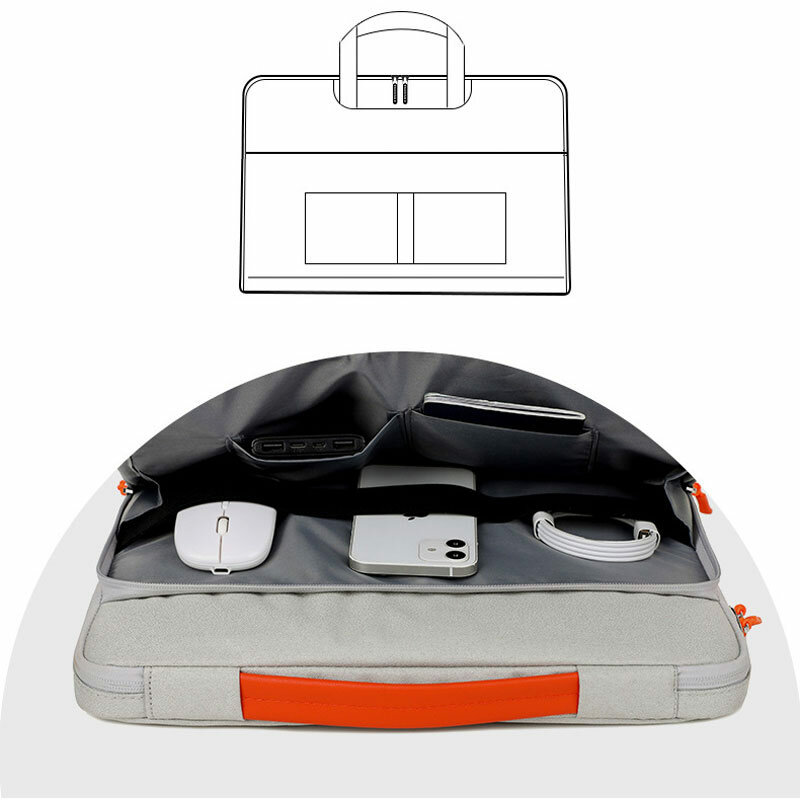 14 15.6 Inch laptop bag shockproof Handbag For Xiaomi MacBook Air ASUS laptop Case Cover Notebook Accessory Women Men Briefcase
