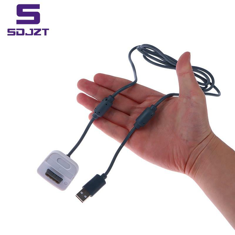 Kabel pengisi daya nirkabel, aksesori kabel pengisian daya, pegangan Pengontrol nirkabel 360 M USB Play untuk XBOX 1.5