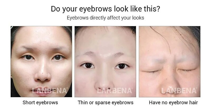 Suero de crecimiento rápido de cejas para hombres y mujeres, previene la calvicie, más completo, más grueso, alargamiento, maquillaje de cejas