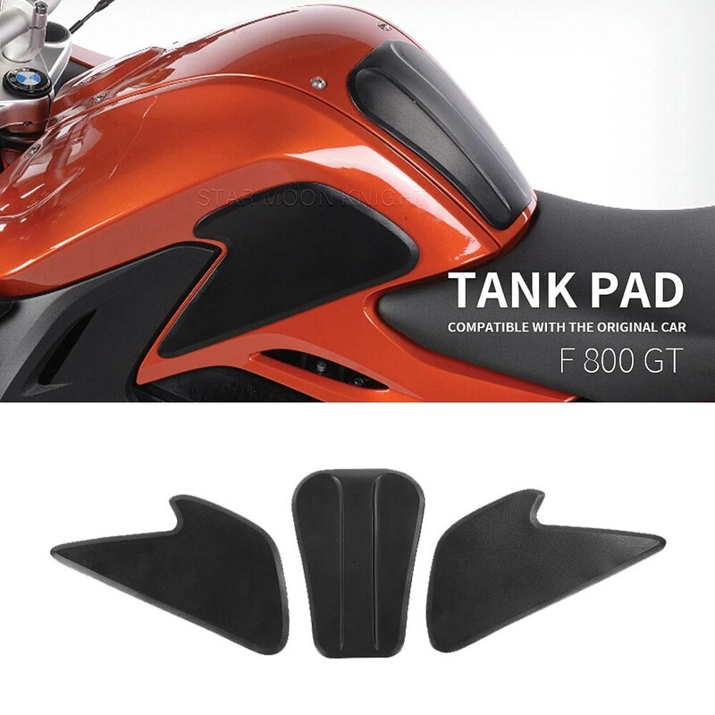 Almohadilla lateral para tanque de combustible de motocicleta, pegatinas protectoras, calcomanía, agarre de rodilla de Gas, almohadilla de tracción, BMW F800GT F 800 GT