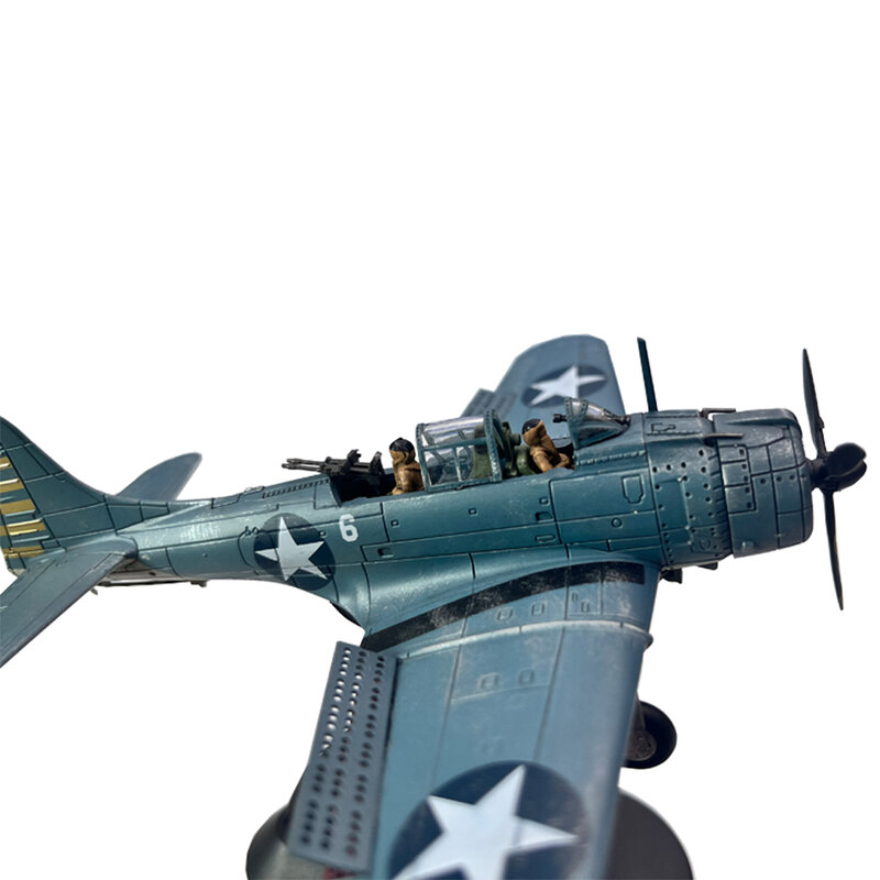 Avión militar de Metal fundido a presión, juguete de regalo, bombardero de buceo sin daños, escala 1:72, 1/72, WWII SBD Midway