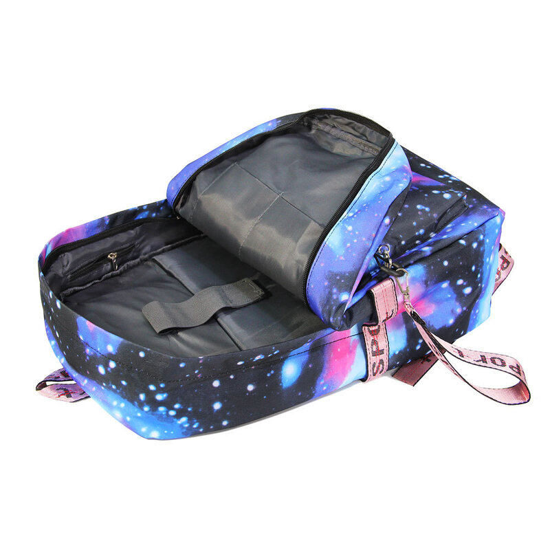 Школьный Рюкзак Для Ноутбука Disney, ранец для мужчин и женщин с USB-разъемом, дорожные рюкзаки на цепочке