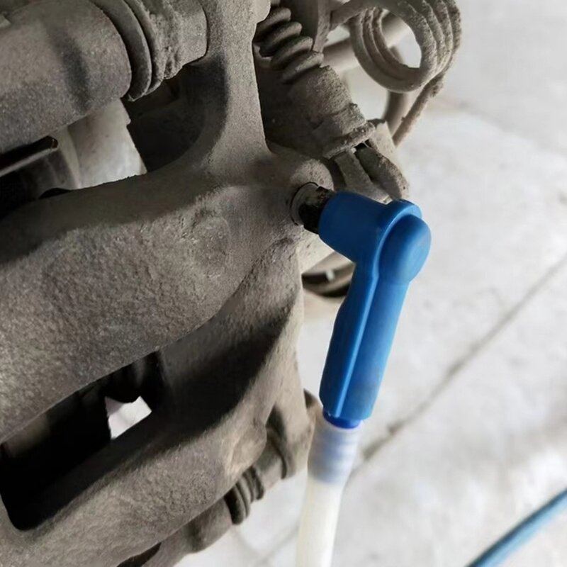 Connettore del tubo di spurgo del liquido dei freni dell'auto Strumenti per il cambio dell'olio Sostituzione del liquido dei
