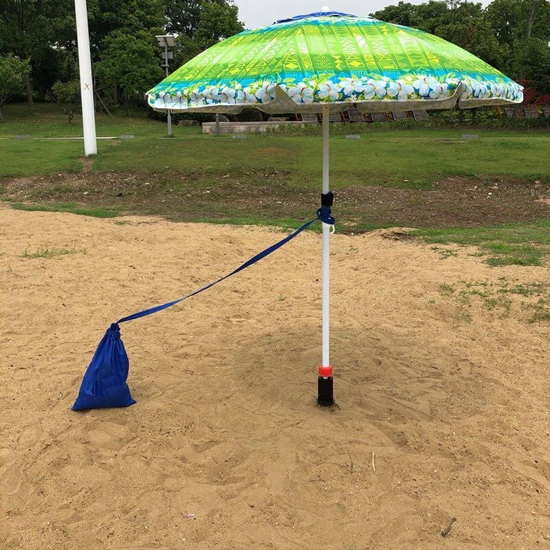 Sombrilla de playa con ancla de arena, soporte de almacenamiento en espiral para acampar al aire libre, Patio, césped, hogar y jardín