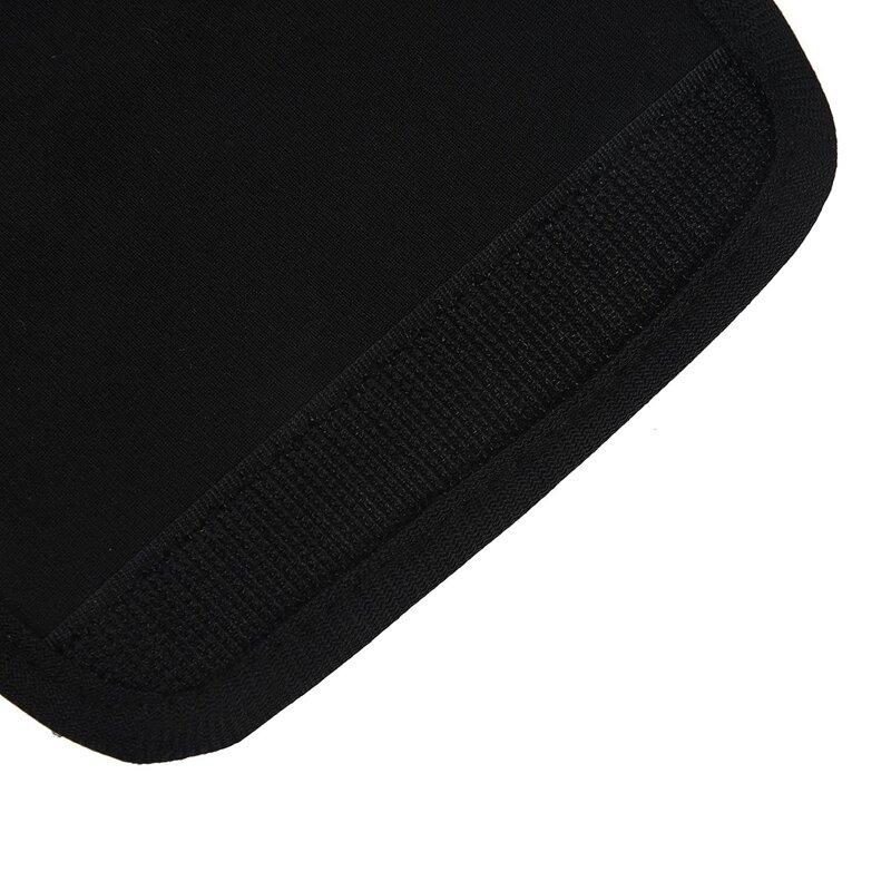NEW-2X Reisbagage Koffer Handvat Comfort Wraps Identificatielabels Zwart