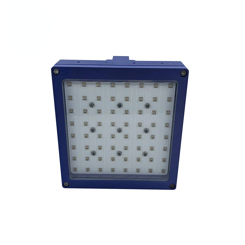 Lampu Curing Gel Uv 100x100mm, lampu sinar Ultraviolet untuk produksi LCD tanpa bayangan lem Curing 365nm