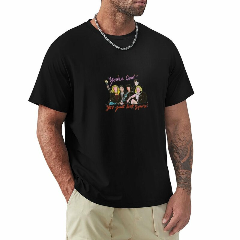 Мужская футболка с надписью «YOU JUST LOOK A SQUARE»