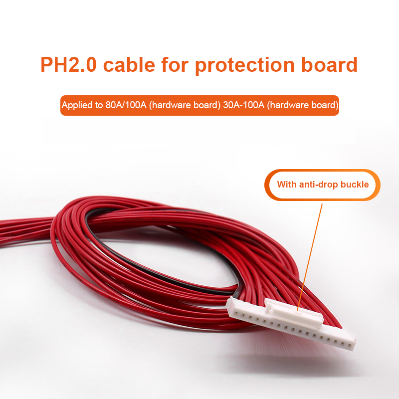 1PC cable lithium battery protection board BMS cable, suitable for 3PIN 4s 6s 8s 10s 12s 13S 14S 16S 17S