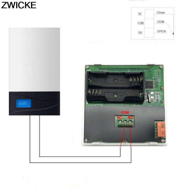 Battery Type Wired Wall-hung Boiler Thermostat Smart Thermostat Wall-hung Boiler Household Smart Water Floor Heating Controller