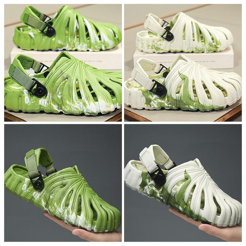 Sandal pantai Unisex Monstera Deliciosa musim panas mode baru sandal luar ruangan sejuk Slip On selop untuk G6K0
