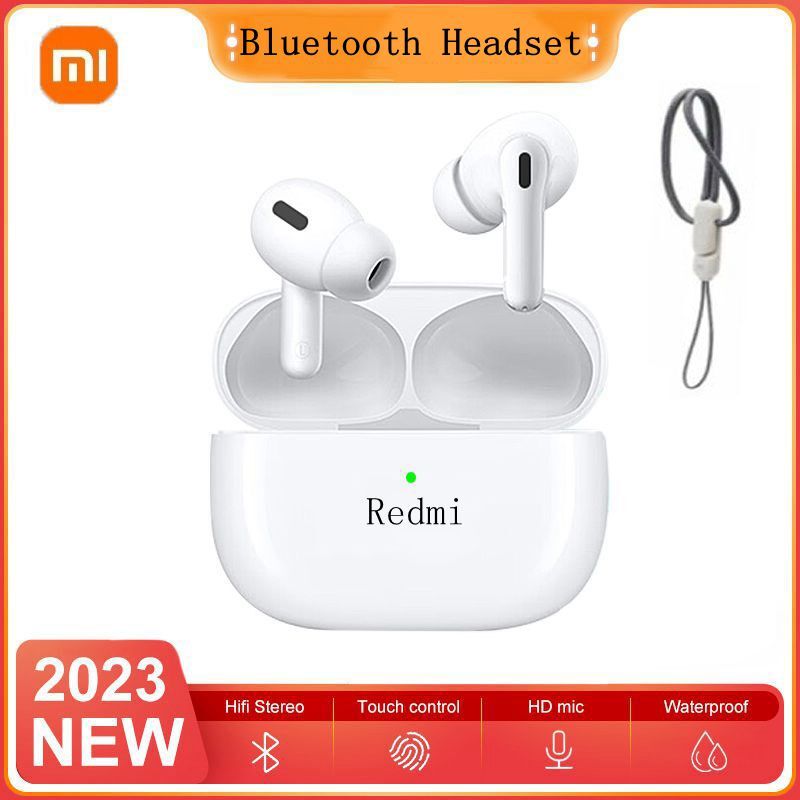 Xiaomi-Écouteurs intra-auriculaires sans fil Bluetooth Redmi avec micro intégré, écouteurs, casques, sauna