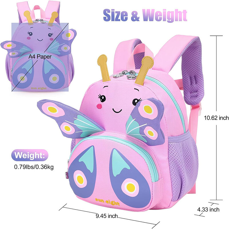 Популярные детские рюкзаки с 3D мультипликационными животными, школьный ранец для детского сада, детские школьные рюкзаки, рюкзаки для девочек и мальчиков