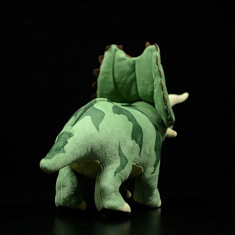 32/38cm Hight Cute Lifelike Triceratops pentagonali giocattoli di peluche vita reale dinosauro peluche giocattolo morbido per bambini