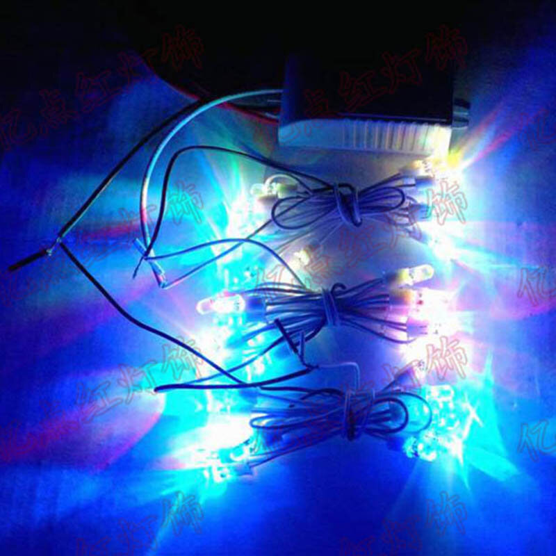Светодиодные струны «сделай сам» на новый год, Рождество, свадьбу, светодиодные Меняющие цвет цветные декоративные светильники для бара KTV