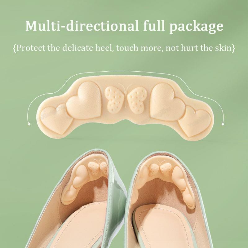 ใหม่ป้องกันส้นสตรีรองเท้าส้นเบาะรองเท้าแผ่นสำหรับพื้นรองเท้าเพิ่มความสูงสูงปรับขนาดรองเท้า insoles เท้าบรรเทาอาการปวด