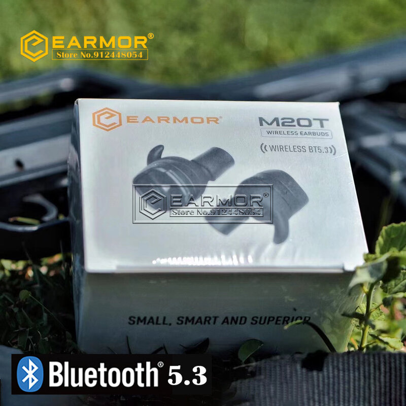 EARMOR M20T Bluetooth zatyczki do uszu polowanie strzelanie elektroniczne zatyczki do uszu zestaw słuchawkowy anty hałas zatyczka do uszu redukcja szumów NRR26db