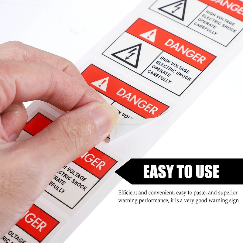 전기 경고 라벨, 충격 스티커, 라벨 태그 장비, 주의 표시 표지판
