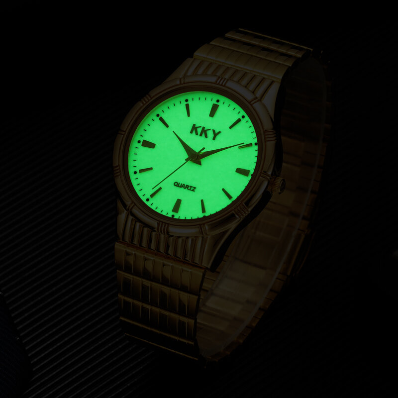 New Creative Fashion Casual Watch Men Golden Sports Waterproof Quartz Wristwatches Stainless Steel Clock Male Relogio Masculino