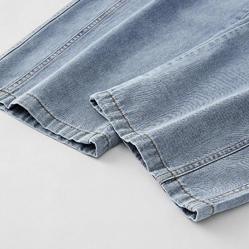 Мужские джинсы с градиентом, размеры до 8XL