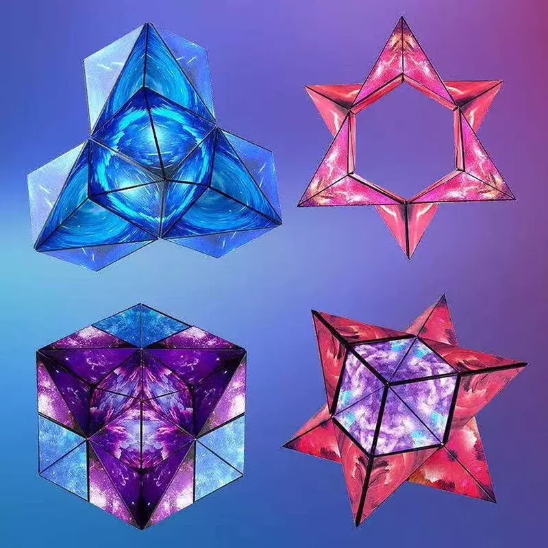 creativity 3D Magic Shape Fidget Toys Anti Stress Shifting Box Patented Magnets Puzzle Toys Boys Girls  Holiday Gifts for Kids