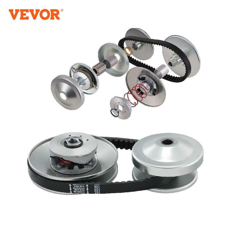 VEVOR Go-Kart Torque Converter Go-Kart Clutch Kit Series Asymmetrical Driver Pulley Replacement with Drive Belt  Small Engines