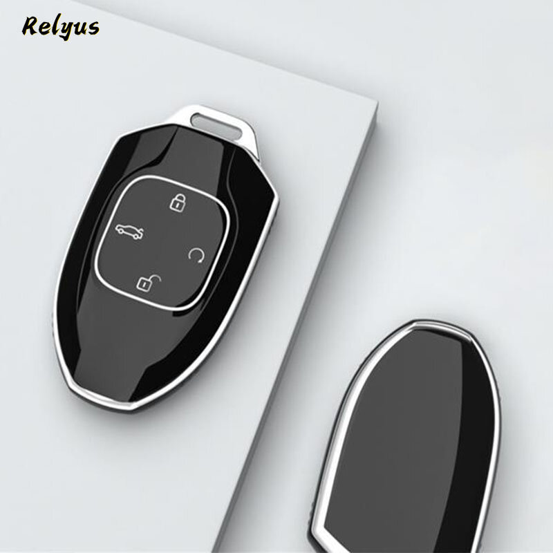 Soft TPU Car Remote Key Case Cover Shell for Trumpchi GAC 2021 Empow J11 J12 J13 J14 J15 J16 GS8 Protector Keychain Accessories