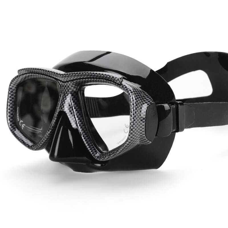 Máscara de mergulho miopia camuflagem anti nevoeiro para artes de caça mergulho equipamento profissional submarina máscaras de natação googles lentes míopes de visão curta