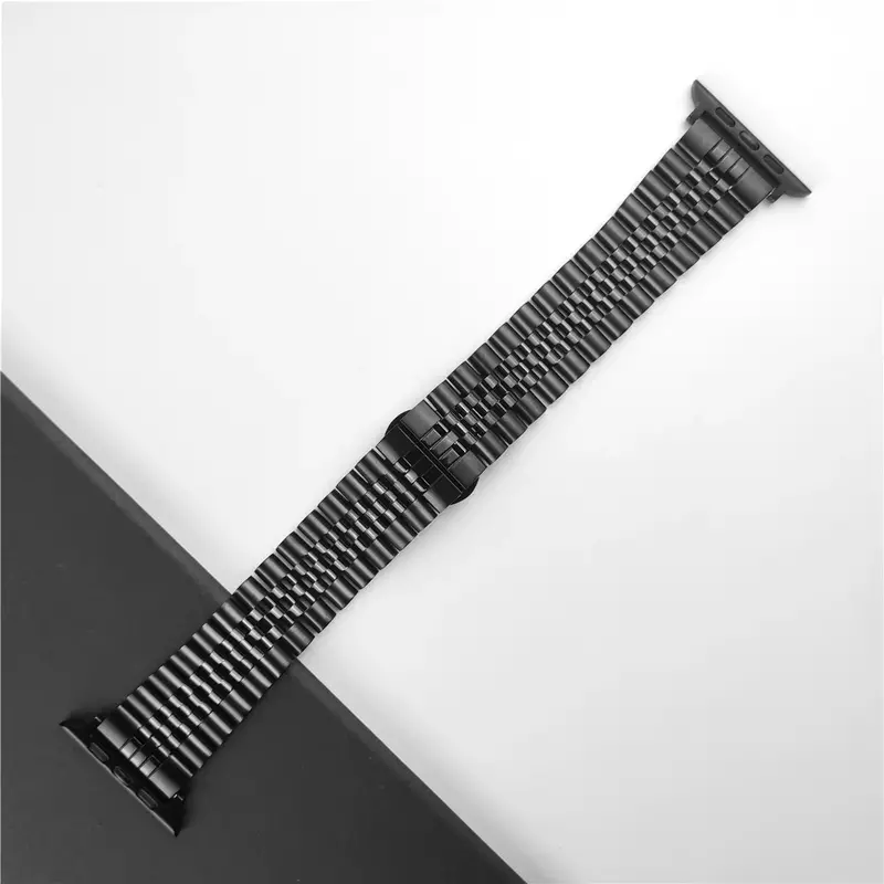 Für Apple Uhr 7 6 SE Edelstahl Band 45mm 41mm 40mm 44mm 38mm 42mm Business Metall Armband iWatch 5/4/3/2/1 Handgelenk Gurt