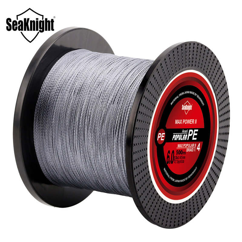 SeaKnight marca TP serie 500M lenza 8-60LB lenza intrecciata liscia multifilamento PE lenza per la pesca in acqua salata