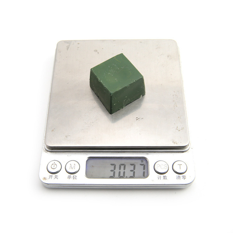 1Pc 3X3ซม.DIY Compound สีเขียววางขัด Abrasive Paste โลหะขัดวางโครเมี่ยมออกไซด์สีเขียวบดวาง30G