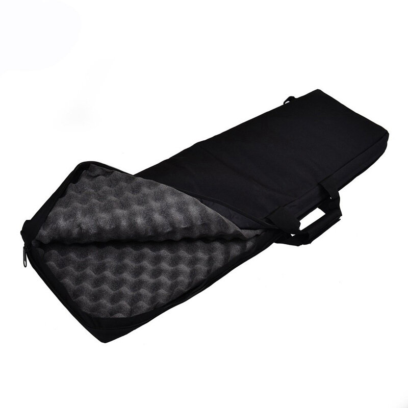 Bolsa de transporte acolchada para Rifle de caza táctica, bolsa de hombro para escopeta, francotirador, accesorios de Airsoft, funda para pistola, 85CM/100CM