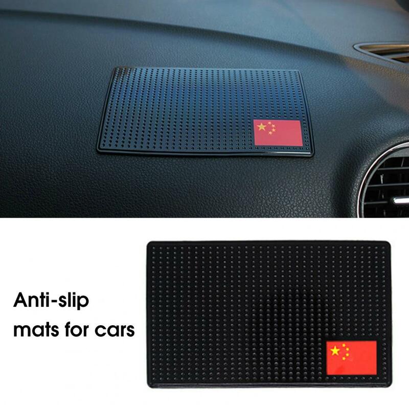 Tapis en Silicone Auto antidérapant pour tableau de bord de voiture, tapis de rangement pour cartes clés de téléphone portable, support de lunettes de soleil