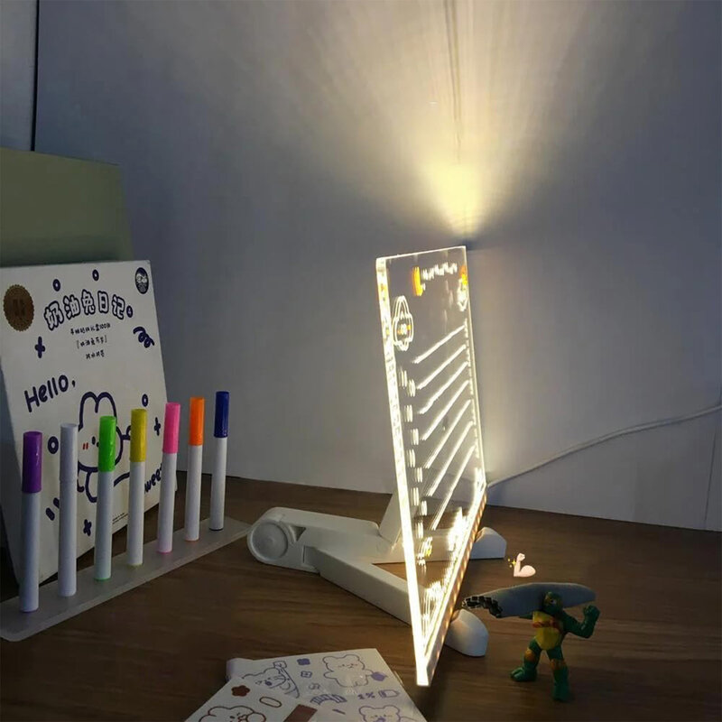 LED-Notiz tafel mit Farben LED-Tafel weiß Message Board perfekt für Kinder zurück in die Schule