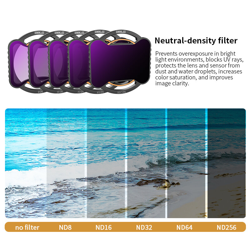 STARTRC Lens Filter For DJI Avata 2 Accessories CPL UV ND8 ND16 ND32 ND64 ND256 Filters Set Avata 2 Drone Camera Protector Filte