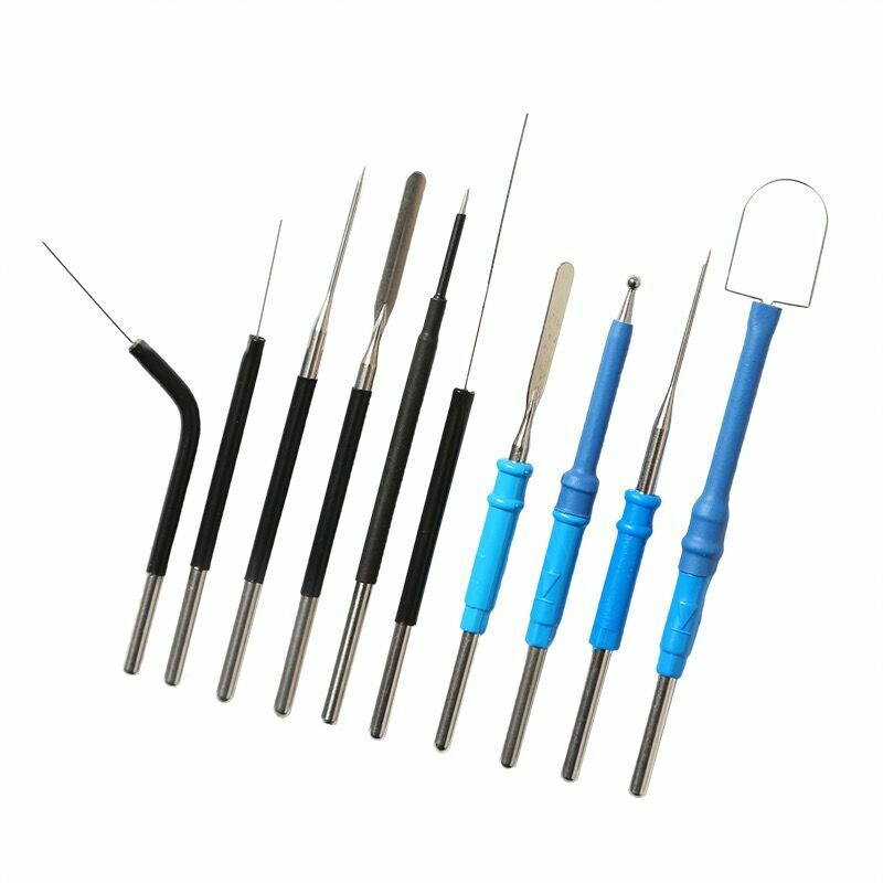 Eletrocoagulante íon ferramenta cabeça tipo de agulha filamentosa faca plana eletrodo agulha de tungstênio não adere