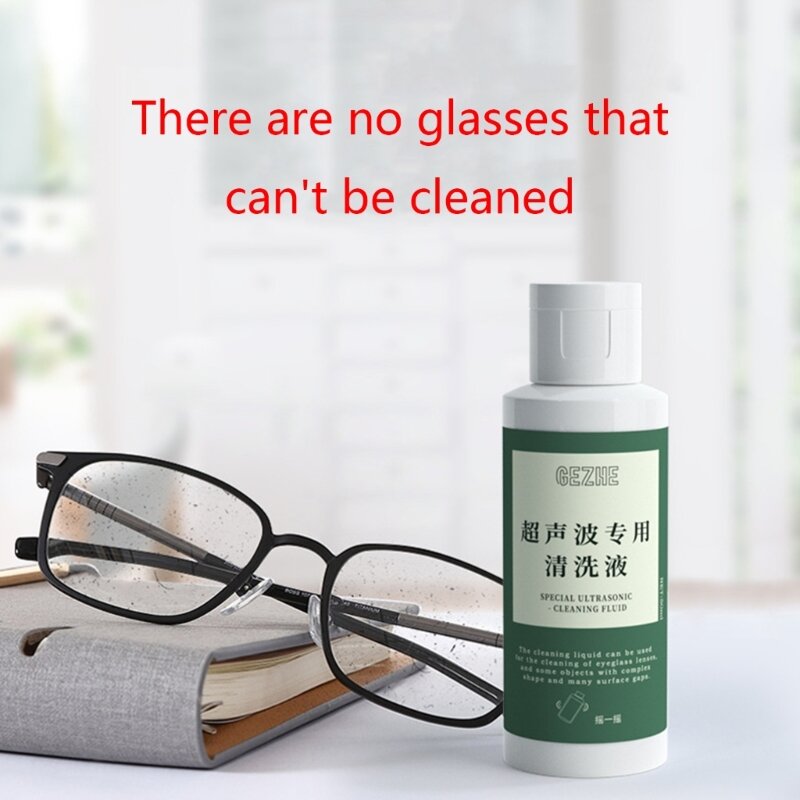 50ml Glasses Lens Watch Cleaners Wipe Nursing Ultrasonic Cleaner Liquid Jewelry Rings Cleaning Solution Concentrate