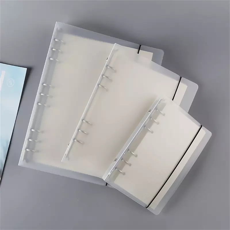 Fosco folha solta Binder Ring Notebook, tampa interna coletar, Coréia Idol Photo Planner, papelaria Material de escritório, A5, A6, A7, 2023