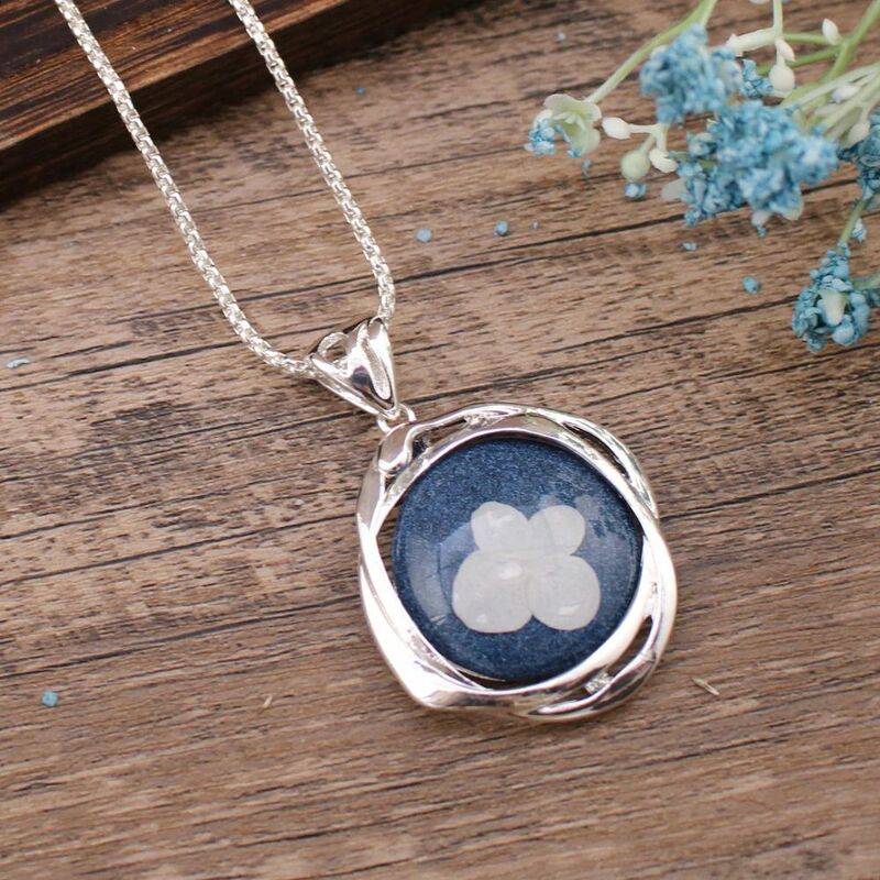 2024New Fashion Round Inlaid Petals Enamel Pendant Women Flower Retro Necklace Style Y2k Girls Summer Party Jewelry for Friend