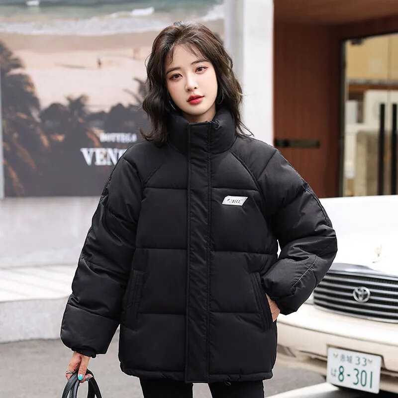 2022 New Winter Jacket Women Parkas Down Cotton Jacket Stand Collar Parka Thick Warm Basic Coat Female Loose Casual Outerwear