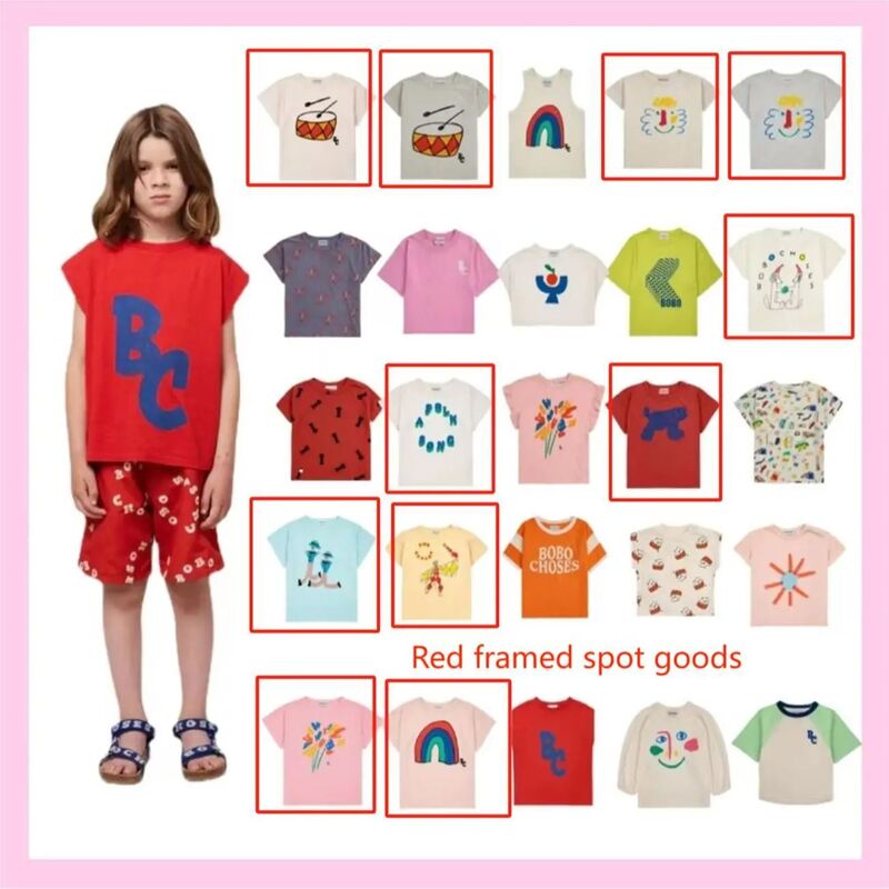 Partial stock 2024BC children's short sleeves
