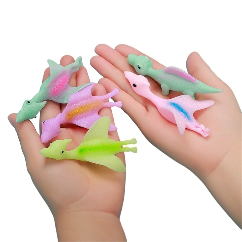 77HD Finger Dinosaur Slingshots Decompression Toy For Party Favor Boys Girls Carnival