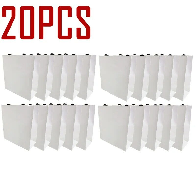 20PCS Newest Paper Bag For Bracelet And Necklace Box Set Women Original Europe Jewelry Bead Charm Outer Packaging