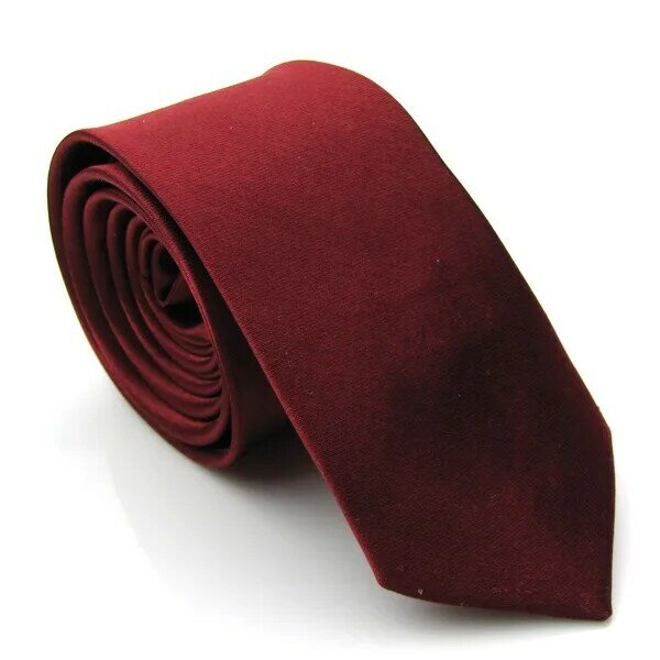 Mans Accessories Slim Skinny Tie for Men Jacquard Woven Solid Champagne Orange Red Purple Blue Ties Wedding Necktie