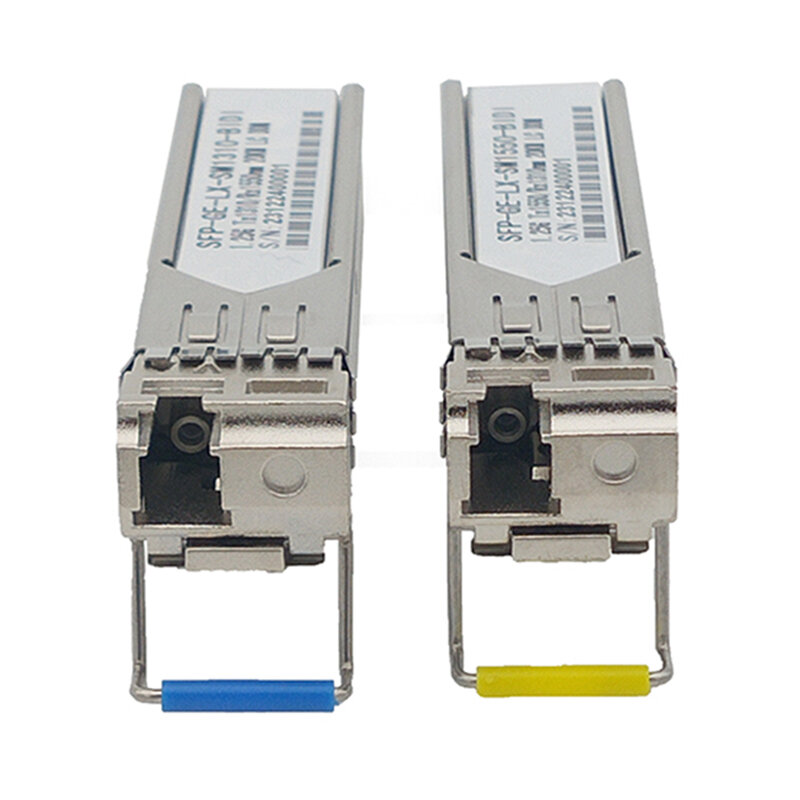 1.25Gb LC SFP Module single fiber Optical Transceiver Gigabit Fiber sfp switch module 20km Compatible with Mikrotik switch