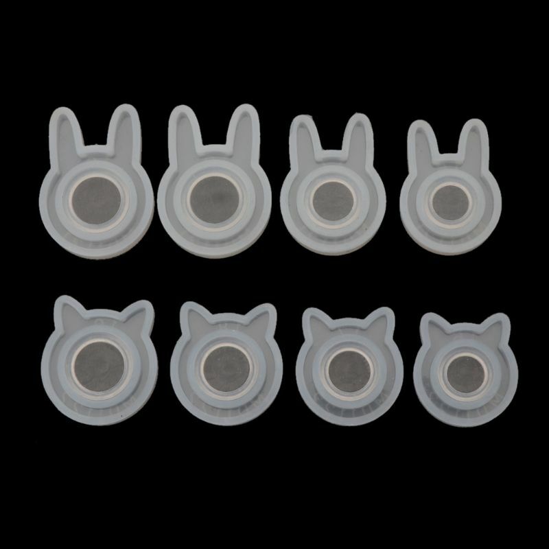 652F Stereo Ring Shape Silicone Mold Fish Shaped Molds Children DIY Casting