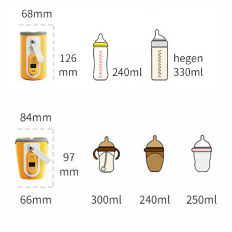 USB شحن زجاجة رضاعة للأطفال كيس تدفئة غطاء عازل زجاجة التدفئة للمياه الدافئة الطفل المحمولة الرضع إكسسوارات السفر