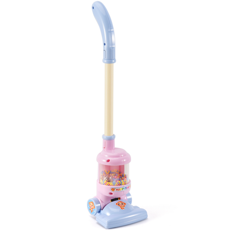 Children Electric Vacuum Cleaner Toy Simulation Vacuum Catcher Kids Pretend Cleaning Educational Toy Mini Vacuum, Blue